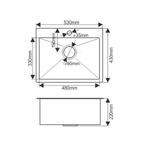 Мойка D5343HG MELANA ProfLine 3,0/220 ЗОЛОТО врезная, Выбрать цвет: Золото, изображение 2