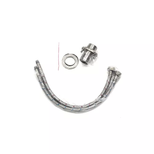 Смеситель д/ум MELANA-610602 Paola Hi-tech нерж.сталь, однорычажный, сатин, литой излив, изображение 6