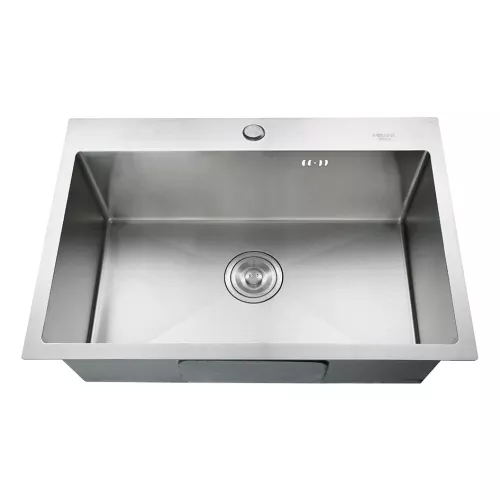 Мойка H6545 MELANA ProfLine 3,0/200 САТИН врезная  с коландером, изображение 3