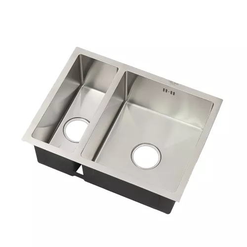 Мойка H57544 MELANA ProfLine 3,0/200 САТИН врезная  с коландером, изображение 7