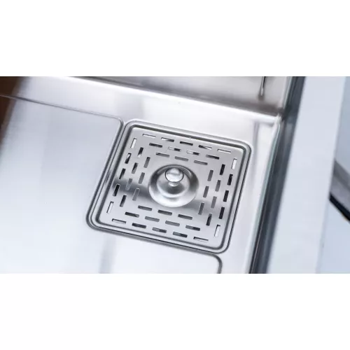 Мойка D6846H+6 MELANA ProfLine 3,0/215 САТИН врезная, Выбрать цвет: Сатин, изображение 8