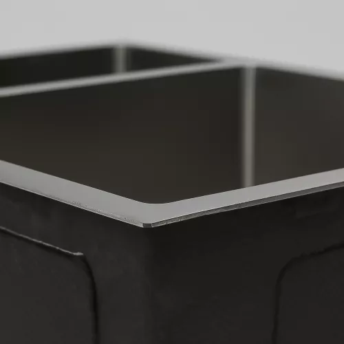 Мойка H57544 MELANA ProfLine 3,0/200 САТИН врезная  с коландером, изображение 5