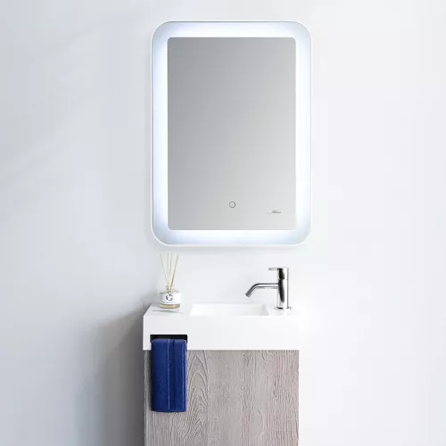 Зеркало с LED-подсветкой MELANA-5070 50х70см, изображение 5