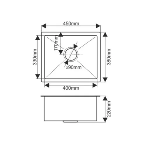 Мойка H4538 MELANA ProfLine 3,0/200 САТИН врезная  с коландером, изображение 3