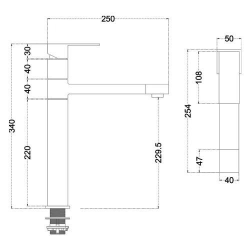 Смеситель д/кухни MELANA-610203 Cubo нерж.сталь, однорычажный, сатин, литой излив, изображение 2