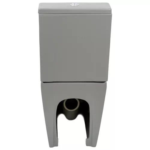 Унитаз-компакт MELANA MLN-310306MG матовый серый, Выбрать цвет: Серый, изображение 8