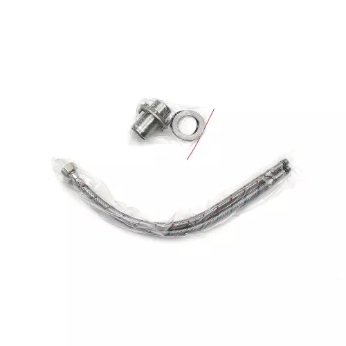 Смеситель д/ум MELANA-610601 Paola Hi-tech нерж.сталь, однорычажный, сатин, литой излив, изображение 6