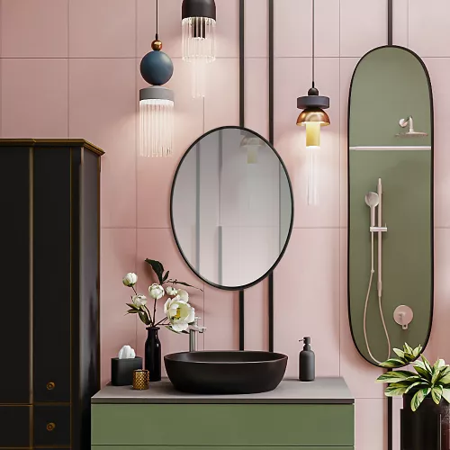 Зеркало интерьерное MELANA-600 овальное (MLN-M002)