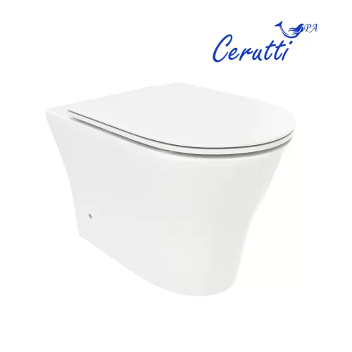 Унитаз Ceruttispa CT8907  ADIGE F приставной безободковый, изображение 4