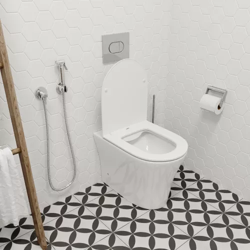 Унитаз Ceruttispa CT8907  ADIGE F приставной безободковый, изображение 2