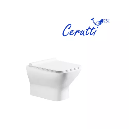 Унитаз Ceruttispa CT10481 ELLERO Aria PP подвесной безободковый, изображение 3