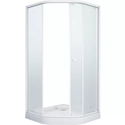 Душевой уголок ZEР91FR  PARLY с поддоном (90х90х197), изображение 5