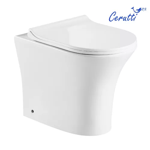 Унитаз Ceruttispa CT7842 BERNINA F приставной безободковый, изображение 2