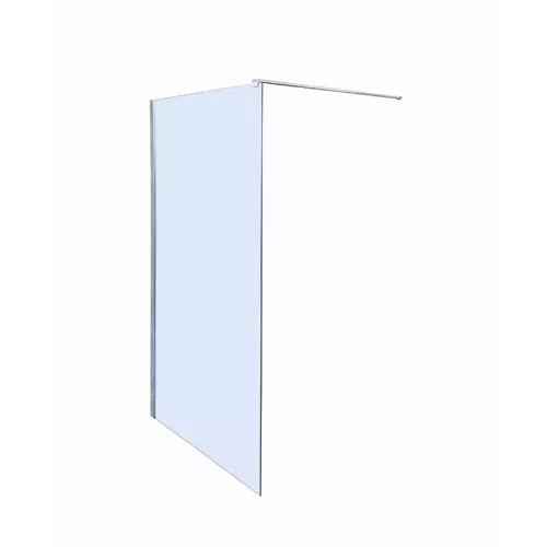 Душевая перегородка T100 PARLY, Цвет стекла: прозрачное, Цвет профиля: Хром, Выбрать размер: 100, изображение 2