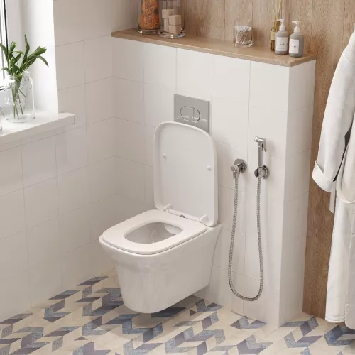 Унитаз Ceruttispa CT8780 AMI Aria подвесной безободковый, изображение 2