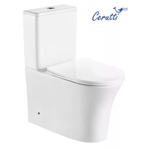 Унитаз Ceruttispa CT7836 ADIGE напольный безободковый, изображение 3