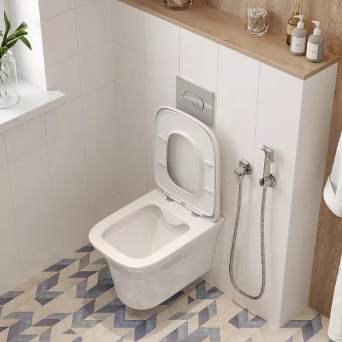 Унитаз Ceruttispa CT8780 AMI Aria подвесной безободковый, изображение 3