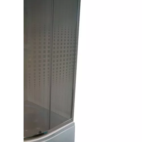 Душевой  уголок Z9011PARLY с поддоном, Цвет стекла: с рисунком, Высота поддона: Высокий, Цвет профиля: Хром, Выбрать размер: 90х90, изображение 5