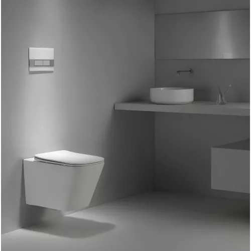 Унитаз Ceruttispa  MAIELLA Aria MW CT9164  подвесной безободковый белый матовый, Выбрать цвет: Белый матовый, изображение 5