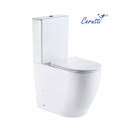 Унитаз Ceruttispa  CT8709 BELLA напольный безободковый высокий, изображение 7