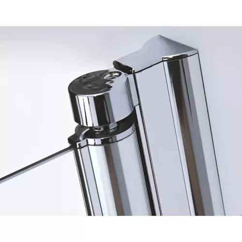 Шторка на ванну F04 PARLY, Цвет стекла: с рисунком, Цвет профиля: Хром, Выбрать размер: 75, изображение 6