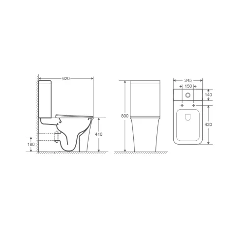 Унитаз Ceruttispa CT7838 ARNO напольный безободковый, изображение 8