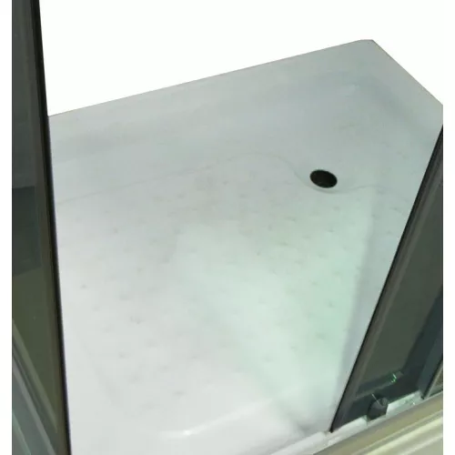 Душевой уголок Quadro QZ71S/QZ81S PARLY с поддоном, тонированное, Цвет стекла: тонированное, Цвет профиля: Хром, Выбрать размер: 100х70, изображение 9