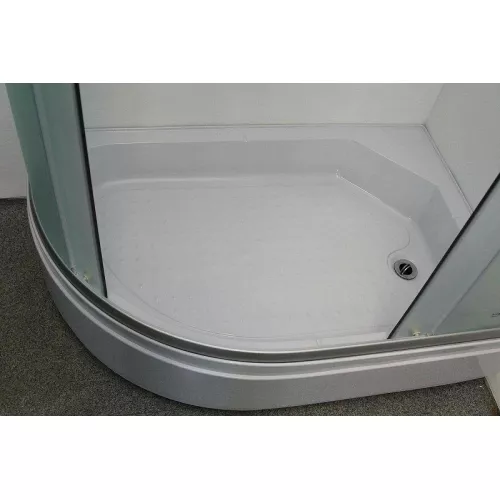 Душевой уголок ZFM1201R/L  PARLY с поддоном (120х80х195), Цвет стекла: матовое, Цвет профиля: Хром, Выбрать размер: 120х80, Ориентация: правая, изображение 8