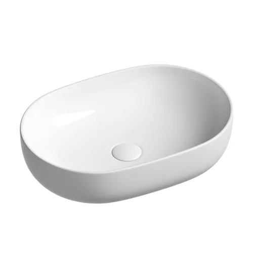 Санфаянс: Умывальник чаша Ceramica Nova накладная овальная Element 600*415*135мм 1 в магазине Акватория