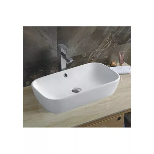 Раковина накладная прямоугольная CeramaLux 9217, изображение 3