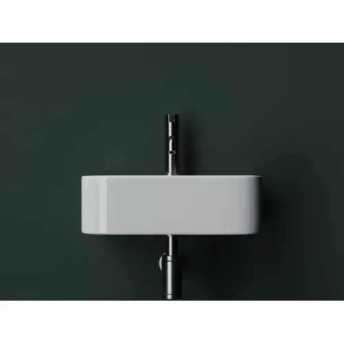 Ceramica Nova Умывальник AURA с 1 отверстием для смесителя, без перелива 430*390*135мм, изображение 4