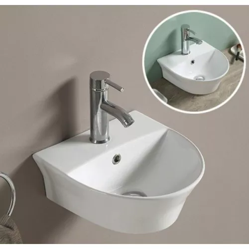 Умывальник подвесной полукруглый 78370, Выбрать размер: 35, изображение 2