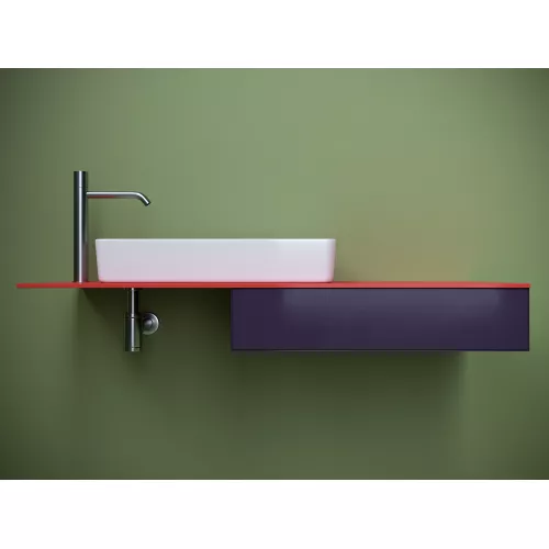 Ceramica Nova Раковина накладная со смещенным сливом, с возможностью установки на столешницу под стиральную машину, 620*340*110, цвет белый, изображение 6