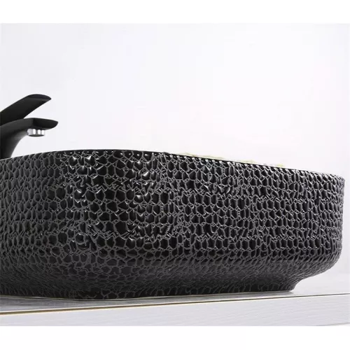 Раковина накладная прямоугольная CeramaLux LuxeLine D1305H004, изображение 2