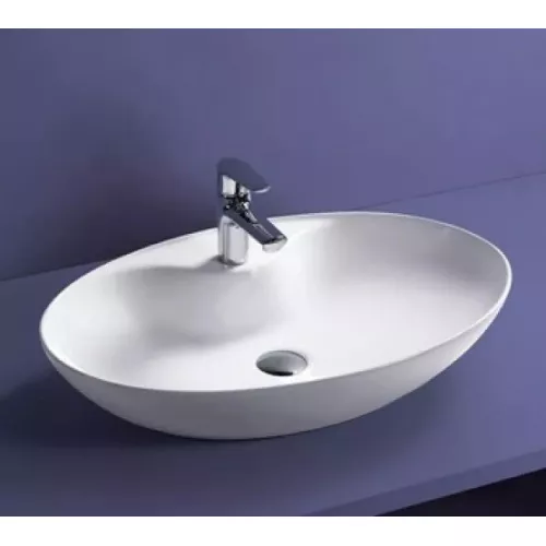 Раковина накладная овальная CeramaLux 9438, изображение 2