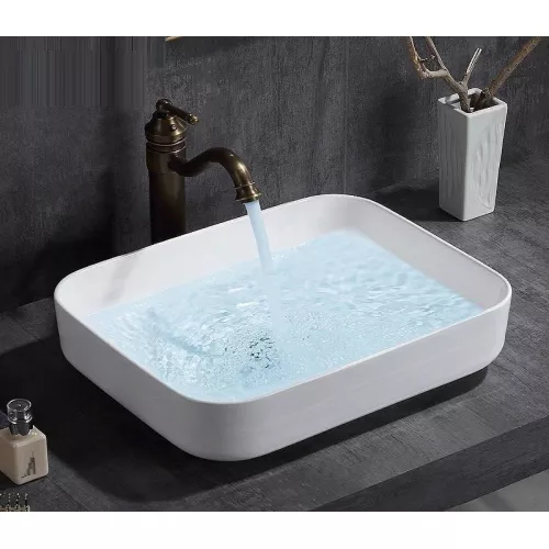 Раковина накладная прямоугольная CeramaLux 9391, изображение 3