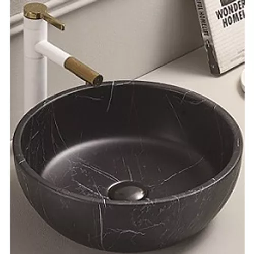 Раковина для ванной накладная круглая CeramaLux C1111