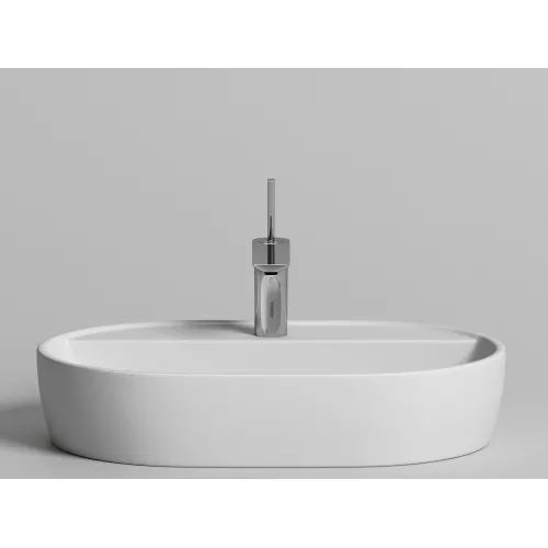 Умывальник Ceramica Nova накладной Element 600*400*125мм, с плоскостью под смеситель, Ширина , в см: 60, изображение 3