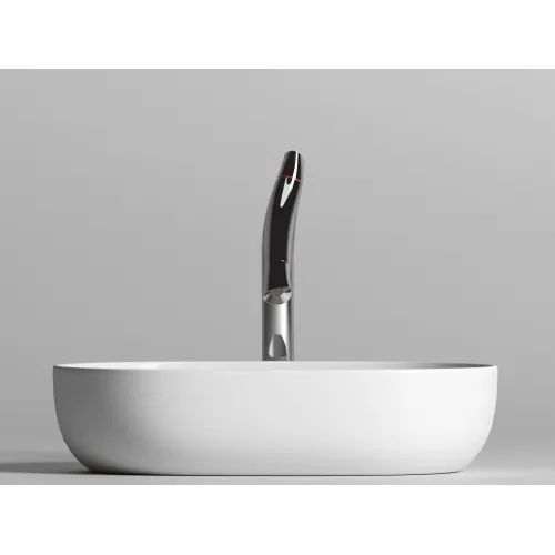 Умывальник чаша Ceramica Nova накладная овальная Element 600*415*135мм, Выбрать цвет: Белый, изображение 4