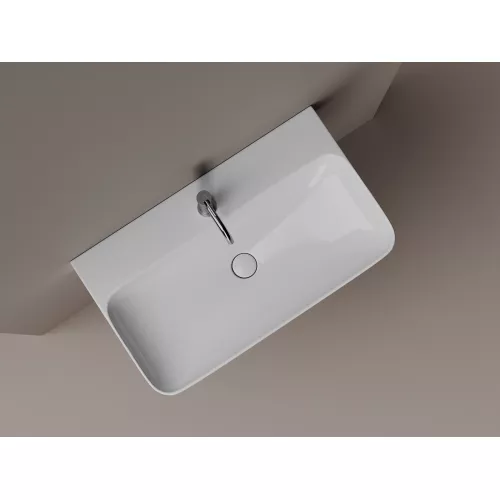 Ceramica Nova Умывальник AURA с 1 отверстием для смесителя, без перелива 800*470*135мм, Ширина , в см: 80, изображение 2