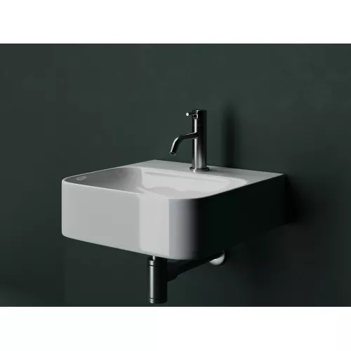 Ceramica Nova Умывальник AURA с 1 отверстием для смесителя, без перелива 430*390*135мм, изображение 5