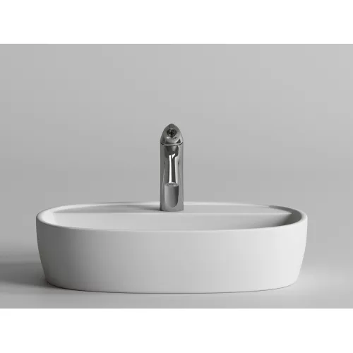 Умывальник Ceramica Nova накладной Element 500*380*120мм, с плоскостью под смеситель, Ширина , в см: 50, изображение 3