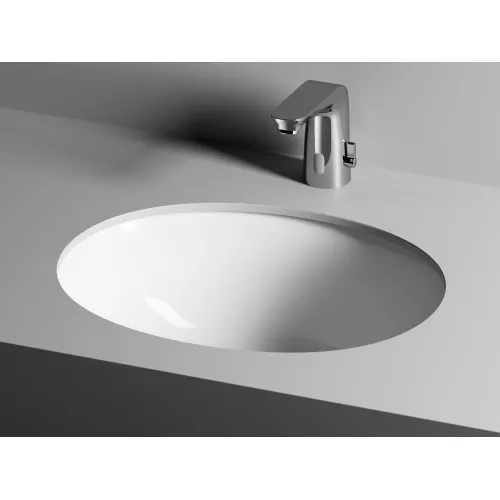 Умывальник Ceramica Nova овальный встраиваемый под столешницу Element 510*420*195мм, с крепежом и шаблоном для установки, Ширина , в см: 51, изображение 4