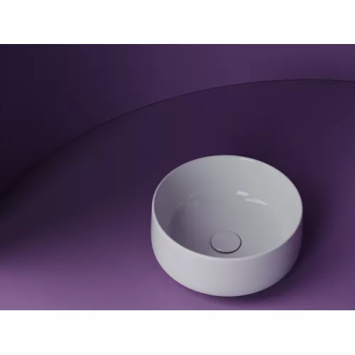 Ceramica Nova Умывальник чаша накладная круглая Element 355*355*150мм, изображение 3