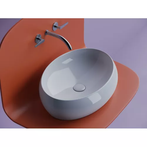 Ceramica Nova Умывальник чаша накладная овальная Element 560*390*150мм, изображение 3