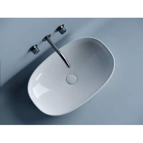 Ceramica Nova Умывальник чаша накладная овальная Element 600*380*140мм, изображение 3