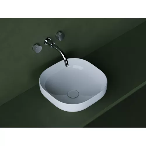 Ceramica Nova Умывальник чаша накладная квадратная Element 380*380*150мм, Ширина , в см: 38