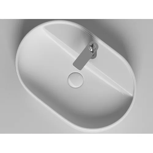 Умывальник Ceramica Nova накладной Element 600*400*125мм, с плоскостью под смеситель, Ширина , в см: 60, изображение 4