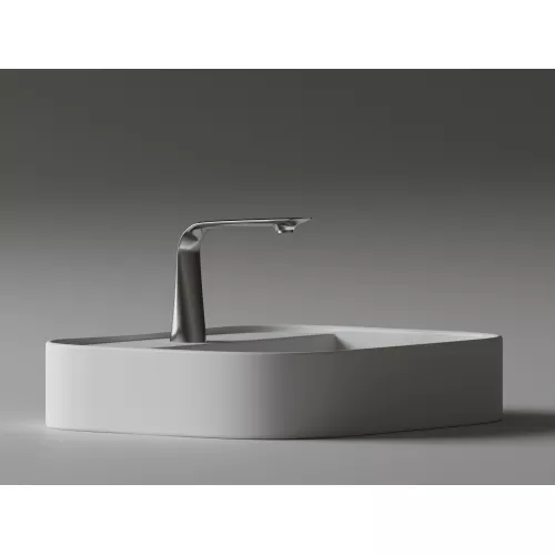 Умывальник чаша Ceramica Nova накладная прямоугольная Element 550*450*110мм, изображение 4