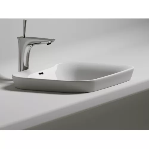 Умывальник Ceramica Nova прямоугольный встраиваемый сверху в столешницу Element 580*400*150мм, изображение 4